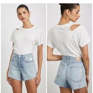 NWT Womens Rails Designer Cut Off Denim Shorts